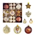 thumbnail image 1 of 35 piezas de adornos navideños colgantes, bolas de Navidad, adornos, regalos Champán, 1 of 9