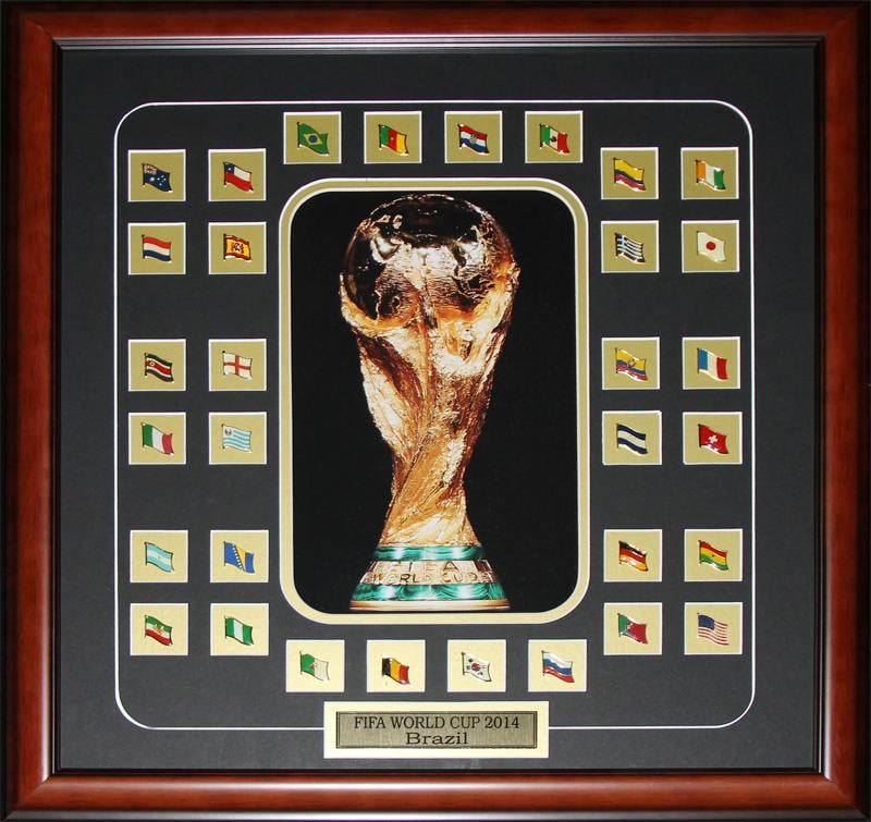 FIFA 2014 World Cup Final 32 Team Pins Soccer Memorabilia Collector