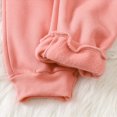 thumbnail image 6 of NOLDARES Toddler Baby Girl Clothes Cute Print Infant Long Sleeve Sweathsirt Fall Winter Outfits Kids Pullover Pants Set(Pink,3-4 Y), 6 of 8