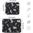 thumbnail image 2 of Western Theme Cactus Black Dish Drying Mats Super Absorbent Multicolor Dish Drain Mat for Counter Kitchen Drying Mats 18x24 Inch, 2 of 5