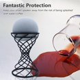 thumbnail image 4 of Soporte decorativo de mesa para altavoz inteligente Echo Dot (3.ª, 4.ª y 5.ª generación), Echo Glow, Apple Homepod Mini y Google Home Mini/Nest Mini (negro mate)., 4 of 8