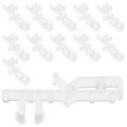 thumbnail image 1 of icolorfuled Clear Acrylic Valance Clips for Window Blinds Repair 12 Pieces Transparent Lightweight Portable, 1 of 7