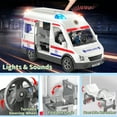 thumbnail image 6 of Garbo Star Ambulance Car Toy for Toddler 2-8 Years Old, Ambulance Truck Toys, Car Toys Gifts for 2-8 Years Old Boys Girls, 6 of 7