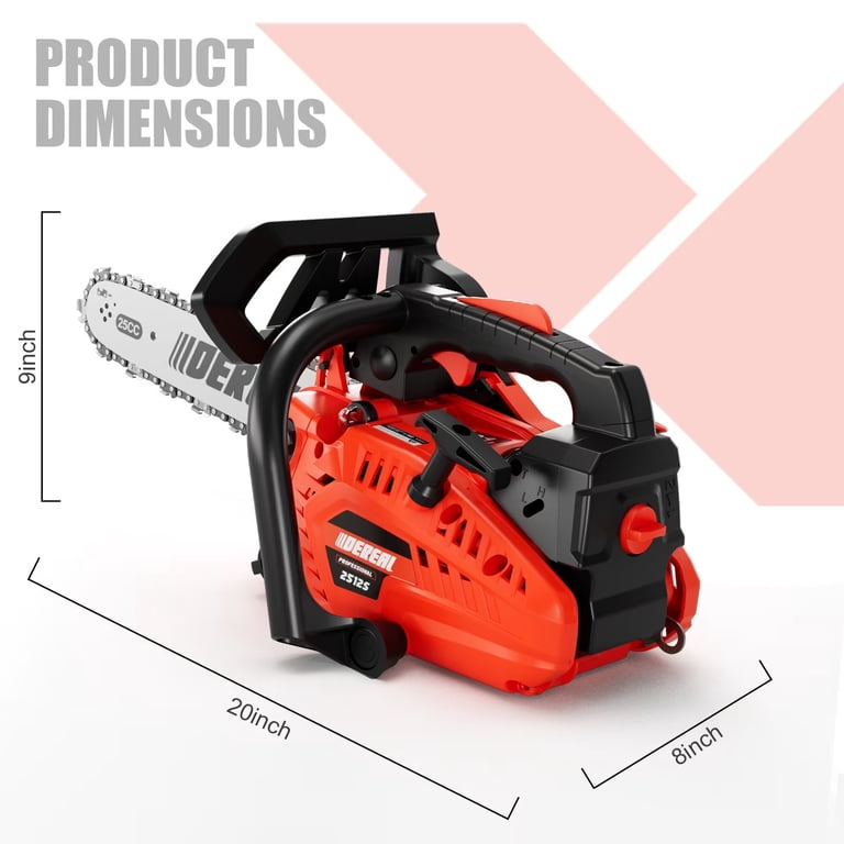Vetoper 12 in. Chainsaw, 25.4 CC 2-Cycle Lightweight - Walmart.com