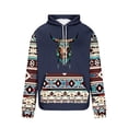 thumbnail image 4 of Styesk Sweatshirts pour Hommes, Sweat à Capuche Imprimé à Manches Longues et Amples, 4 of 5