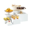 thumbnail image 1 of Cajas acrílicas OKBHTS para expositores de buffet, 6 unidades, blancas, 1 of 6