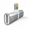 thumbnail image 1 of Ztech CTS003SL 2 in. 1 Metallic Lighting Splitters for Iphone, Silver, 1 of 1