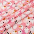 thumbnail image 2 of Singer, 100% Cotton, Ghosts With Stars On Pink, Cut by Yard, 2 of 7