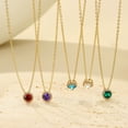 thumbnail image 4 of Birthstone Necklace for Women Mom Dainty Layered Birthstone Pendant Necklace for Women Mom, 4 of 8