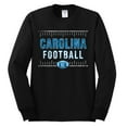 thumbnail image 2 of Wild Bobby Carolina CAR Hometown City Football Fan Pride Sports Men's Long Sleeve T-Shirt, Black, 3X-Large, 2 of 6