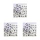 thumbnail image 2 of Vogacara Multi patrón de dibujos animados Animal Nails Art Sticker 3D Nail Wrap Sticker Tips, 2 of 6