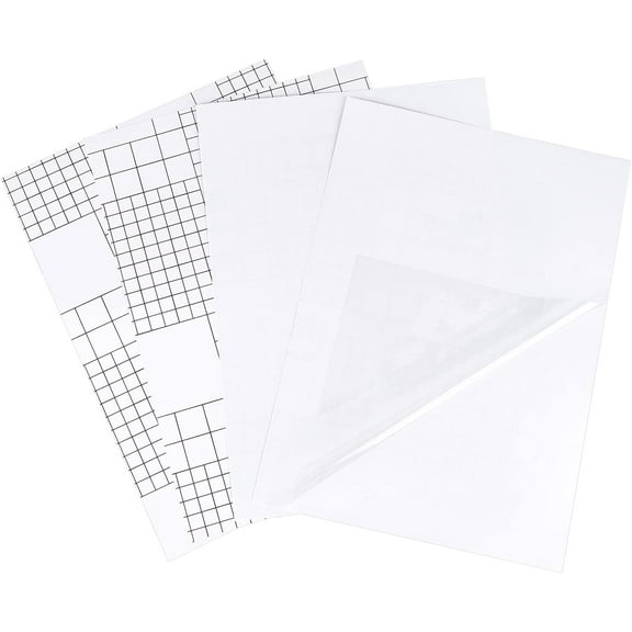 50 Sheets A4 Self Adhesive Laminating Sheets 8.4x11.8 Inch Waterproof Self Sealing Laminating Pouches Gloss Finish Letter Size for Certificates Photos Artwork Office Supplies