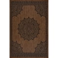 thumbnail image 3 of Outdoor Rug  Modern Area Rugs For Indoor And Patios Kitchen Hallway Mats Washable Porch Deck Outside Carpet (6 X 9 Medallion Nut Brown), 3 of 9