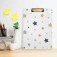 thumbnail image 6 of FMSHPON Christmas Stars Clipboard Hardboard Wood Nursing Clip Board and Pull for Standard A4 Letter 13x9 inches, 6 of 8