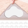 thumbnail image 1 of 12 Pcs Antidérapant pour Tapis Réutilisable et Lavable (Noir/blanc), 1 of 10