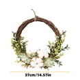 thumbnail image 2 of Xihbxyly Ofertas Del Prime Day Guirnalda de Simulación de Hojas de Algodón para Decoración de Pascua, Colgante para Puerta, 2 of 2