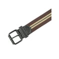 thumbnail image 2 of INSPIRE CHIC Unisex Canvas Belt Classic Black Buckle All-Match Casual for Pants Braided Belts Brown 120x3.8/47.2x1.5", 2 of 6