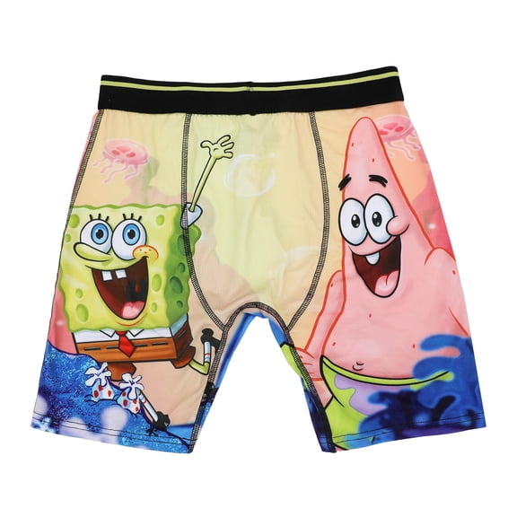Spongebob Squarepants Spongebob & Patrick Men's Boxer Briefs-Small