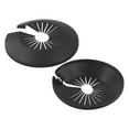 thumbnail image 5 of Decorative Rosette Pipe Covers Interior Enhancement Seamless Fit Black Finish 30-55Mm, 5 of 9