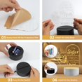 thumbnail image 5 of YSTIAN Gifts for Sisters from Sisters Brother, to My Sister Night Light, Gifts for Sisters on Birthday Graduation Christmas, Engraved Night Lamp, 16 Colors/Remote Control/2 Powers, 5 of 5
