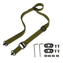 Outdoor Shooting Sling | Dual Point & Single Point Strap | Quick Adjust Pull Ring | Heavy Duty Nylon Webbing | Ergonomic Shoulder Support | Hunting & Training Accessory