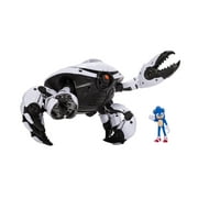 Sonic 3 Movie Crab Mech Battle Playset with Pinching Claws and 2.5 inch Sonic Action Figure