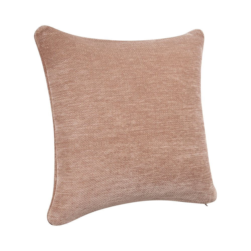 LR Home Yakar Chenille Poly Filled Pillow in Beige, 24" x 24"