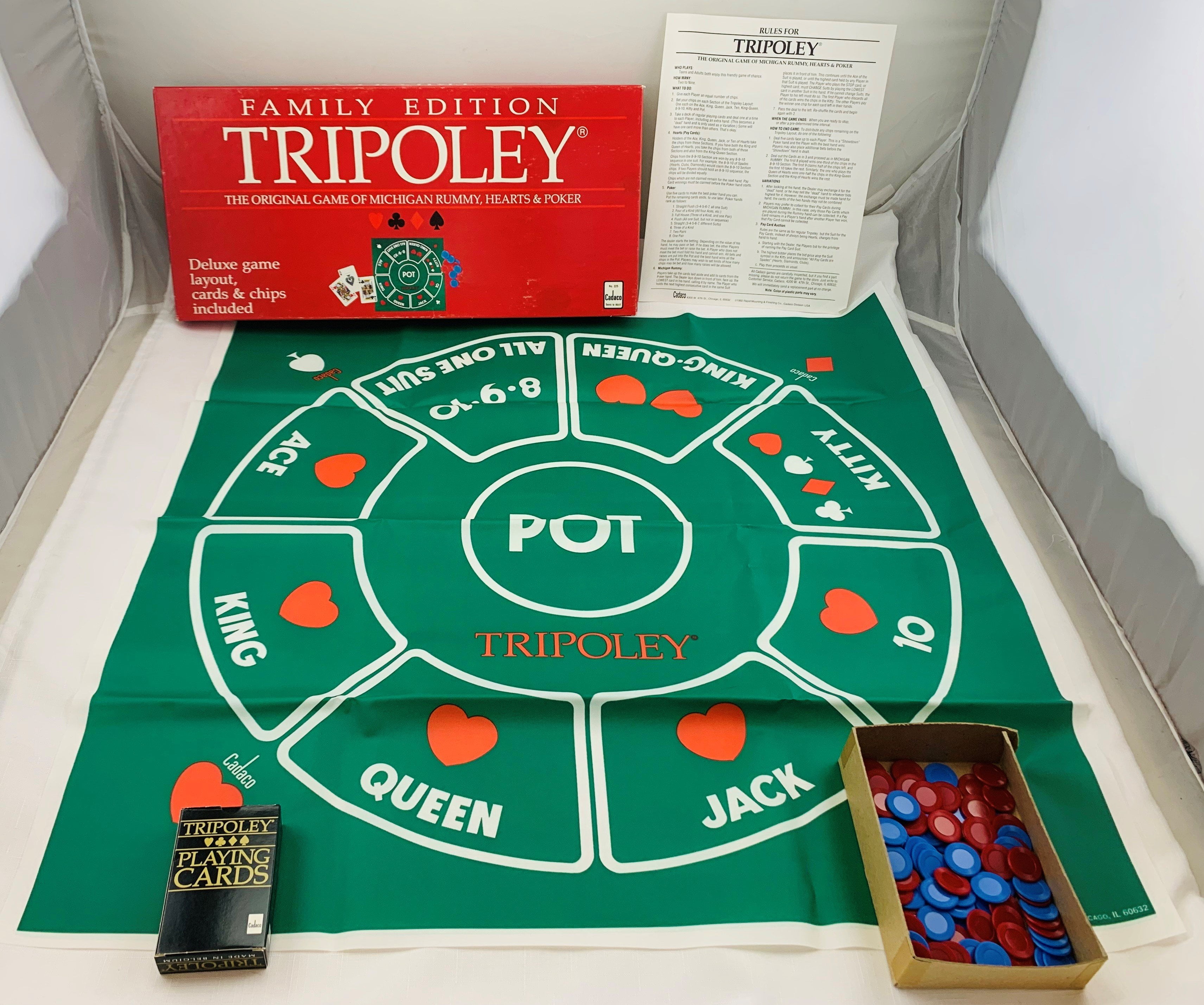 Tripoley Family Edition - 1992 - Cadaco - Great Condition - Walmart.com