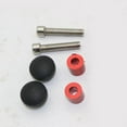 thumbnail image 4 of 1 Ensemble de Repose-Pieds Antidérapant en Alliage d'Aluminium Repose-Pieds Rond pour Moto DIY (Rouge), 4 of 8