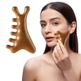 thumbnail image 5 of 4 in 1 Wooden Scalp Massage Comb - Portable Wooden Scalp Massage Comb Tool, Handmade Natural Green Sandalwood Wide Tooth Combs - Wood Massage Comb & Sandalwood Comb for Hair Care, 5 of 7