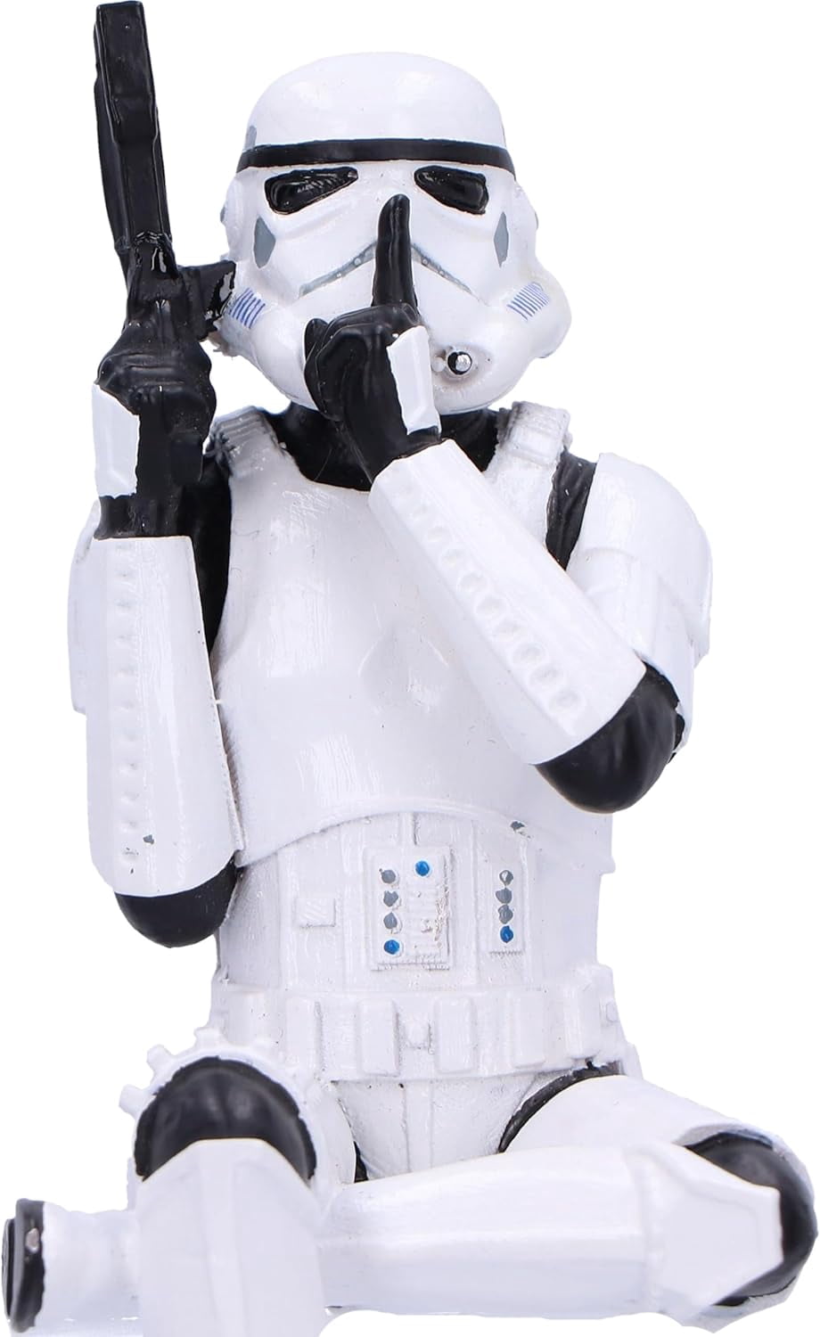 Nemesis Now Three Wise Sitting Stormtrooper Figurines 11cm, Resin, White, Official Original Sto