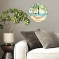 thumbnail image 4 of Tropical Beach Hammock Girl Summer Wall Clock Home Decor 10-Inch Silent Wooden Wall Clock, Battery Operated (AA Batteries Not Included), Artistic Home Decor, 4 of 8