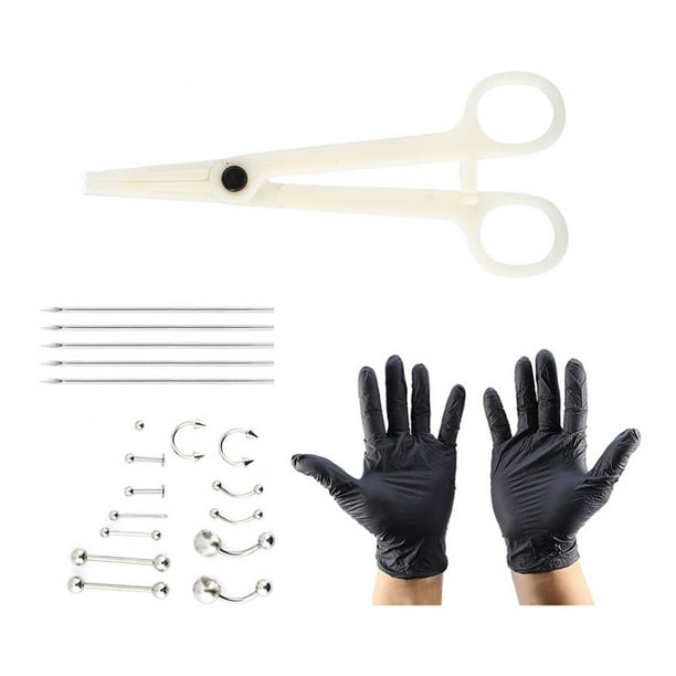 SOTICA Aiguilles Piercing 5PCS Catheter Piercing 18G Aiguille De Piercing Nez Oreille IV Aiguilles De Cathéter Piercing Outils De Piercing (18G), Acier Inoxydable