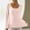Pink, variant on Hauaitttt Winter Seamless Thermal Underwear with Chest Pads for Women Autumn Top Shaping Low Neck Base Shirt Thermals for Men Women Thermals Top and Bottom Set Thermal Underwear for Men Cold Weather