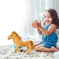 thumbnail image 5 of Lilixerw Realistic Plush Horse Toy,Soft Cute Animal Doll for Christmas Gift,Sofa Bedroom Home Decor,12.6 x 10.2 Inch,Coffee, 5 of 6