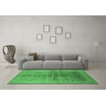 thumbnail image 3 of Ahgly Company Indoor Rectangle Oriental Emerald Green Industrial Area Rugs, 2' x 3', 3 of 4