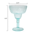 thumbnail image 5 of (2 pack) The Pioneer Woman Ditsy 14-Ounce Tritan Margarita Cocktail Glass, Teal, 5 of 7