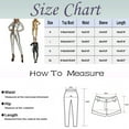 thumbnail image 3 of Jumpsuits For Women Casual Tummy Control Full Cover Zipper Crotch Light High Stretch Stand With Glue Half Pack Tights Overalls, 3 of 4