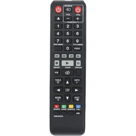 AK59-00167A Replaced Remote fit for Samsung DVD Disc Player BD-J6300 BD-J6300/Z