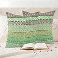 thumbnail image 3 of Sage Green Grey Boho Outdoor Waterproof Pillow Covers, Vintage Ethnic Tribe Abstract Art Decorative Square Throw Pillowcase Sofa Cushion Sham for Patio/Couch/Chair, 20"x20" 2 Pack, 3 of 8