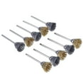 thumbnail image 2 of 88 Pieces Mini Wire Brush Wheel Cup Brass Steel Wire Brush Set 1/8inch (3mm) Shank for Power Rotary Tools, 2 of 4