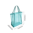 thumbnail image 3 of onlyliua Breathable Mesh Beach Tote Bag Large Capacity Transparent Net Shoulder Shopper Reusable Grocery and Travel Carryall Lightweight Washable Foldable for Pool Market and Vacation, 3 of 6