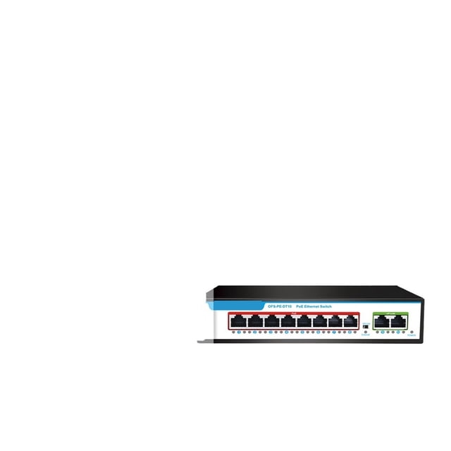 48v 5 8 Port Poe Switch Ethernet Managed AI Smart Network Switches Gigabit 1000mbps With IEEE802.3AF/AT For Camera.