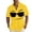 Yellow C, variant on Stamzod Men's Button Down Shirt Short Sleeve Casual Summer Beach Shirt Funny Hawaiian Shirts Yellow Z M