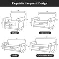 thumbnail image 3 of MeyJey Waterproof Sofa Cover, Slipcover for 4 Seat Sofa, Stretch Furniture Protector for Kids Dogs Cats Pets, Black, 3 of 10