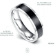thumbnail image 2 of Set 1 Anillos Hombre Clasicos de Acero Inoxidable. Anillos de Mujer Resistentes y Elegantes Xtellar plateado, 2 of 4