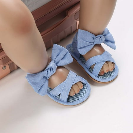 

QISIWOLE Toddler Baby Girls Boys Baby Shoes Soft Sole Non-slip Baby Toddler Sandals clearance under $10 !
