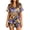 Purple, variant on Halloween Pajama 2 Piece Set Women Castle Witch Hat Short Sleeve Lapel Collar Funny Shirts and Ghost Skull Wide Leg Spooky Shorts, 2XL