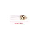 thumbnail image 4 of Toystoory 10 piezas de dijes de llavero, borlas, accesorios de decoración, suministros para encontrar, accesorios artesanales, accesorios para Artesanía Blanco, 4 of 6