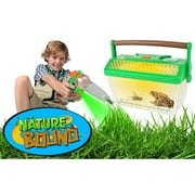 Nature Bound: Critter Barn Habitat - Light-Up Insect Viewer, Built-In Magnifier, Ventilated Lid, Bugs-Fish-Frogs-Worms, Catch & Release Play, Kids 5+